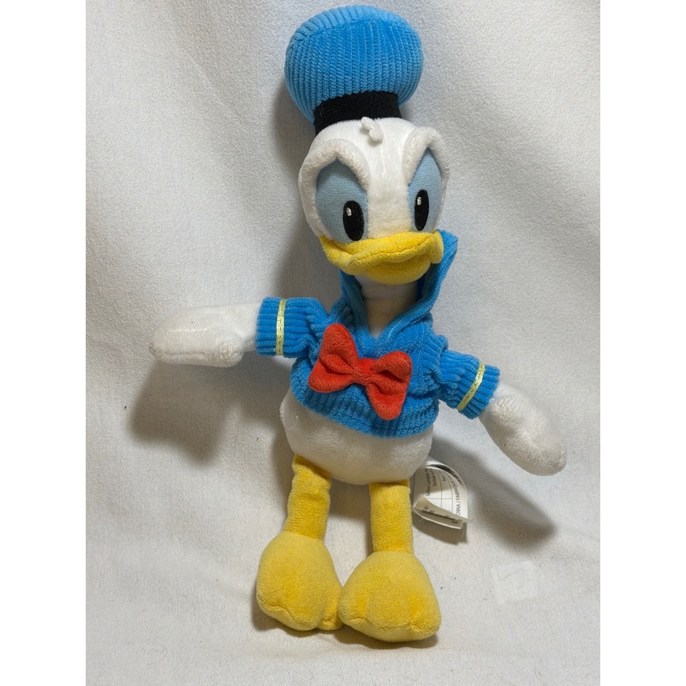 Disney Donald Duck Plush Stuffed Animal Just Play Blue Corduroy Sailor 12 Inch
